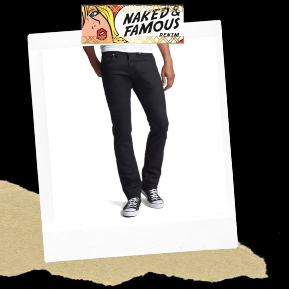 NAKED&FAMOUS DENIM Skinny Guy Skinny Fit Jeans 31 - Picture 6 of 12